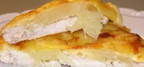 Как приготовить чесночные отбивные с ананасами и сыром из куриной грудки
